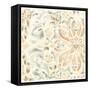 Terracotta Garden Tile IV-June Vess-Framed Stretched Canvas