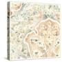 Terracotta Garden Tile VII-June Vess-Stretched Canvas