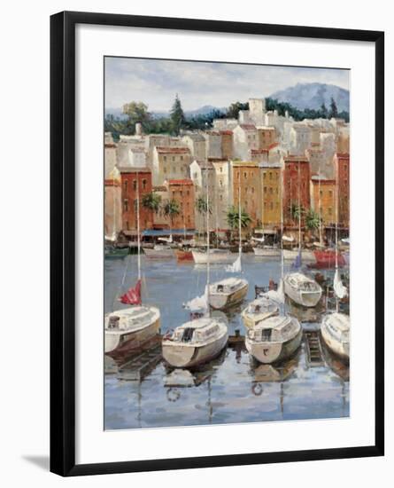 Terracotta Harbor-Furtesen-Framed Art Print