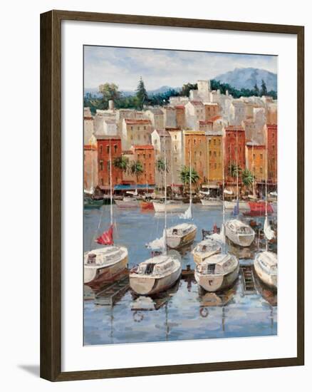 Terracotta Harbor-Furtesen-Framed Art Print