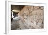 Terracotta Jataka Tiles, Anauk Petleik Paya, Bagan (Pagan), Myanmar (Burma), Asia-Christian Kober-Framed Photographic Print