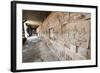 Terracotta Jataka Tiles, Anauk Petleik Paya, Bagan (Pagan), Myanmar (Burma), Asia-Christian Kober-Framed Photographic Print