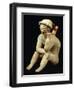 Terracotta Polychrome Whistle Vase known as the Thinker, Artifact Originating from Bahia-null-Framed Premium Giclee Print