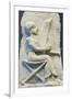 Terracotta Relief of Harpist-null-Framed Premium Photographic Print