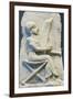 Terracotta Relief of Harpist-null-Framed Premium Photographic Print