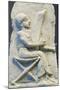 Terracotta Relief of Harpist-null-Mounted Premium Photographic Print