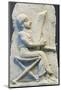 Terracotta Relief of Harpist-null-Mounted Photographic Print