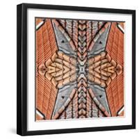 Terracotta Roofs, 2015-Ant Smith-Framed Giclee Print