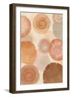 Terracotta Shells II-Flora Kouta-Framed Art Print