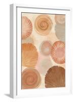 Terracotta Shells II-Flora Kouta-Framed Art Print