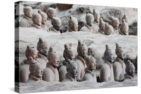 Terracotta Soldiers at Qin Shi Huangdi Tomb-null-Stretched Canvas