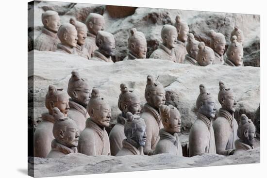 Terracotta Soldiers at Qin Shi Huangdi Tomb-null-Stretched Canvas