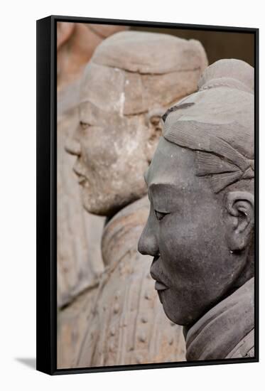 Terracotta Soldiers at Qin Shi Huangdi Tomb-null-Framed Stretched Canvas