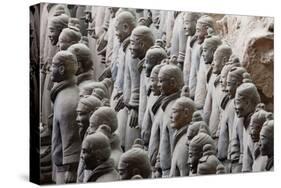 Terracotta Soldiers at Qin Shi Huangdi Tomb-null-Stretched Canvas