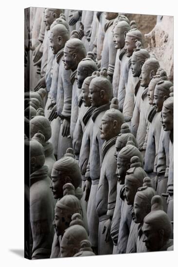 Terracotta Soldiers at Qin Shi Huangdi Tomb-null-Stretched Canvas