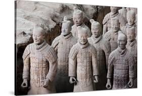 Terracotta Soldiers at Qin Shi Huangdi Tomb-null-Stretched Canvas