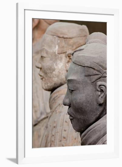 Terracotta Soldiers at Qin Shi Huangdi Tomb-null-Framed Photographic Print