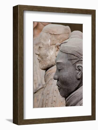 Terracotta Soldiers at Qin Shi Huangdi Tomb-null-Framed Photographic Print