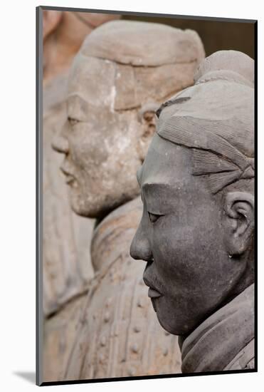 Terracotta Soldiers at Qin Shi Huangdi Tomb-null-Mounted Photographic Print