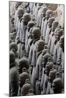 Terracotta Soldiers at Qin Shi Huangdi Tomb-null-Mounted Photographic Print