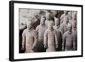 Terracotta Soldiers at Qin Shi Huangdi Tomb-null-Framed Photographic Print