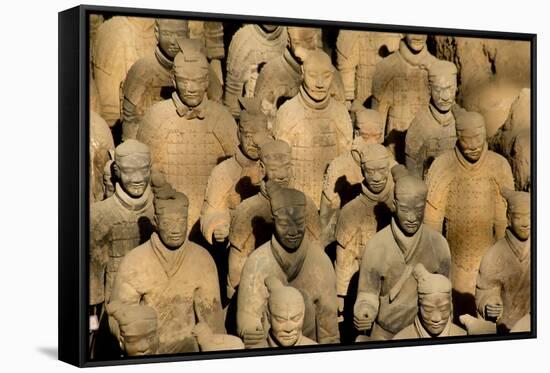 Terracotta Soldiers UNESCO World Heritage Site-Darrell Gulin-Framed Stretched Canvas