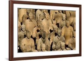 Terracotta Soldiers UNESCO World Heritage Site-Darrell Gulin-Framed Photographic Print