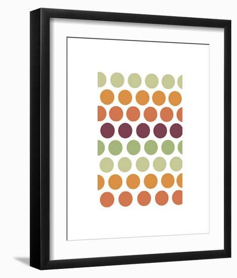 Terracotta Spots-Denise Duplock-Framed Giclee Print