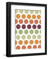 Terracotta Spots-Denise Duplock-Framed Art Print