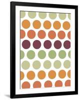 Terracotta Spots-Denise Duplock-Framed Art Print