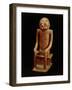 Terracotta Statue Depicting a Figure Chewing Coca, Artifact Originating from the Province of Carchi-null-Framed Giclee Print