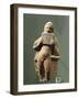 Terracotta Statue Depicting Pan Flute Player, 333-64 B.C., from Kharayeb, Lebanon-null-Framed Giclee Print