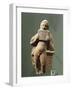 Terracotta Statue Depicting Pan Flute Player, 333-64 B.C., from Kharayeb, Lebanon-null-Framed Giclee Print