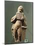 Terracotta Statue Depicting Pan Flute Player, 333-64 B.C., from Kharayeb, Lebanon-null-Mounted Giclee Print