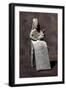 Terracotta Statue of Kourotrophos, Mother Goddess, 5th-4th Century BC-null-Framed Giclee Print