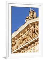 Terracotta Statues Adorn the Upper Main Facade of the Musikverein (1866-9) Karlsplatz Austria-Julian Castle-Framed Photo