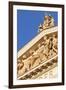 Terracotta Statues Adorn the Upper Main Facade of the Musikverein (1866-9) Karlsplatz Austria-Julian Castle-Framed Photo