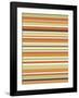 Terracotta Stripes-Denise Duplock-Framed Art Print