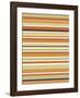 Terracotta Stripes-Denise Duplock-Framed Art Print