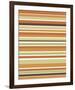 Terracotta Stripes-Denise Duplock-Framed Art Print