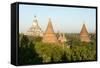Terracotta Temples of Bagan, Mandalay Division-Annie Owen-Framed Stretched Canvas