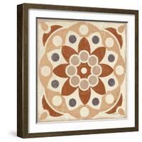 Terracotta Tile II-Kathrine Lovell-Framed Art Print