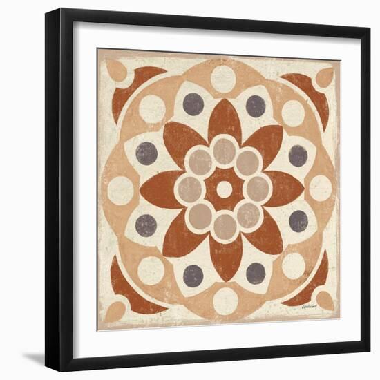 Terracotta Tile II-Kathrine Lovell-Framed Art Print