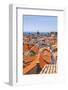 Terracotta tile rooftop view of Dubrovnik Old Town, UNESCO World Heritage Site, Dubrovnik, Dalmatia-Neale Clark-Framed Photographic Print