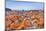 Terracotta tile rooftop view of Dubrovnik Old Town, UNESCO World Heritage Site, Dubrovnik, Dalmatia-Neale Clark-Mounted Photographic Print