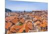 Terracotta tile rooftop view of Dubrovnik Old Town, UNESCO World Heritage Site, Dubrovnik, Dalmatia-Neale Clark-Mounted Photographic Print