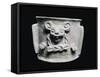 Terracotta Urn in Shape of Bat's Head, from Xochicalco-null-Framed Stretched Canvas