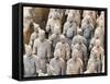 Terracotta Warrior Figures in the Tomb of Emperor Qinshihuang, Xi'An, Shaanxi Province, China-Billy Hustace-Framed Stretched Canvas