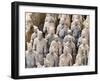 Terracotta Warrior Figures in the Tomb of Emperor Qinshihuang, Xi'An, Shaanxi Province, China-Billy Hustace-Framed Photographic Print