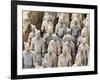 Terracotta Warrior Figures in the Tomb of Emperor Qinshihuang, Xi'An, Shaanxi Province, China-Billy Hustace-Framed Photographic Print